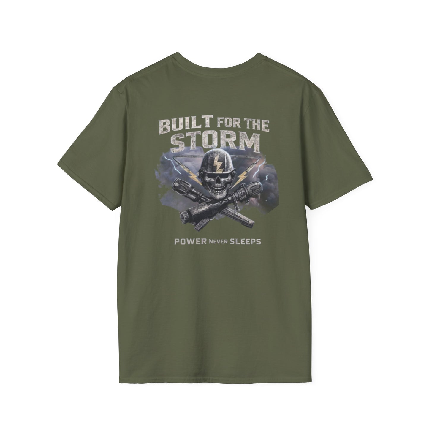 Built for the Storm Skull Tools Graphic Cotton T-Shirt