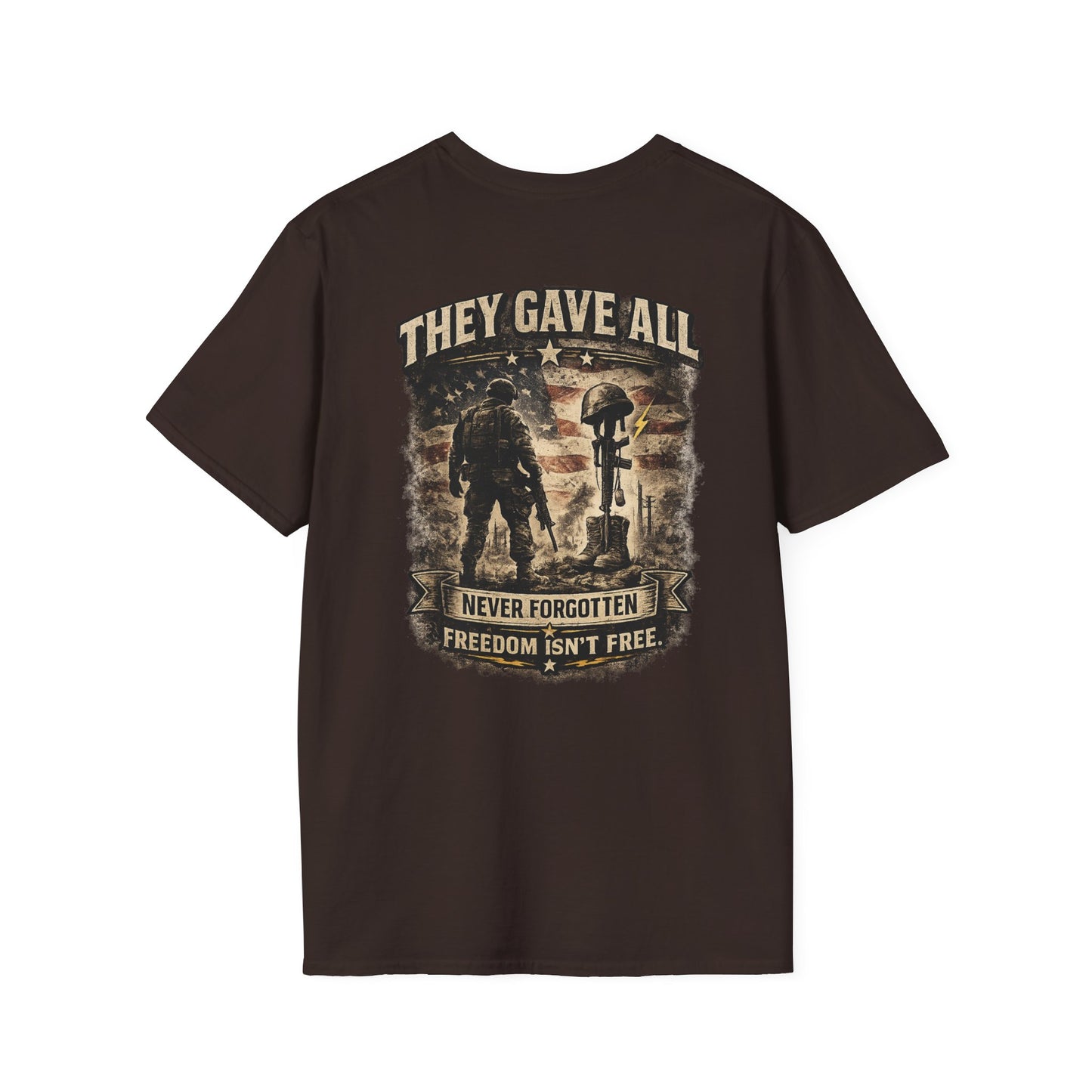 They gave all Men’s Patriotic Tee