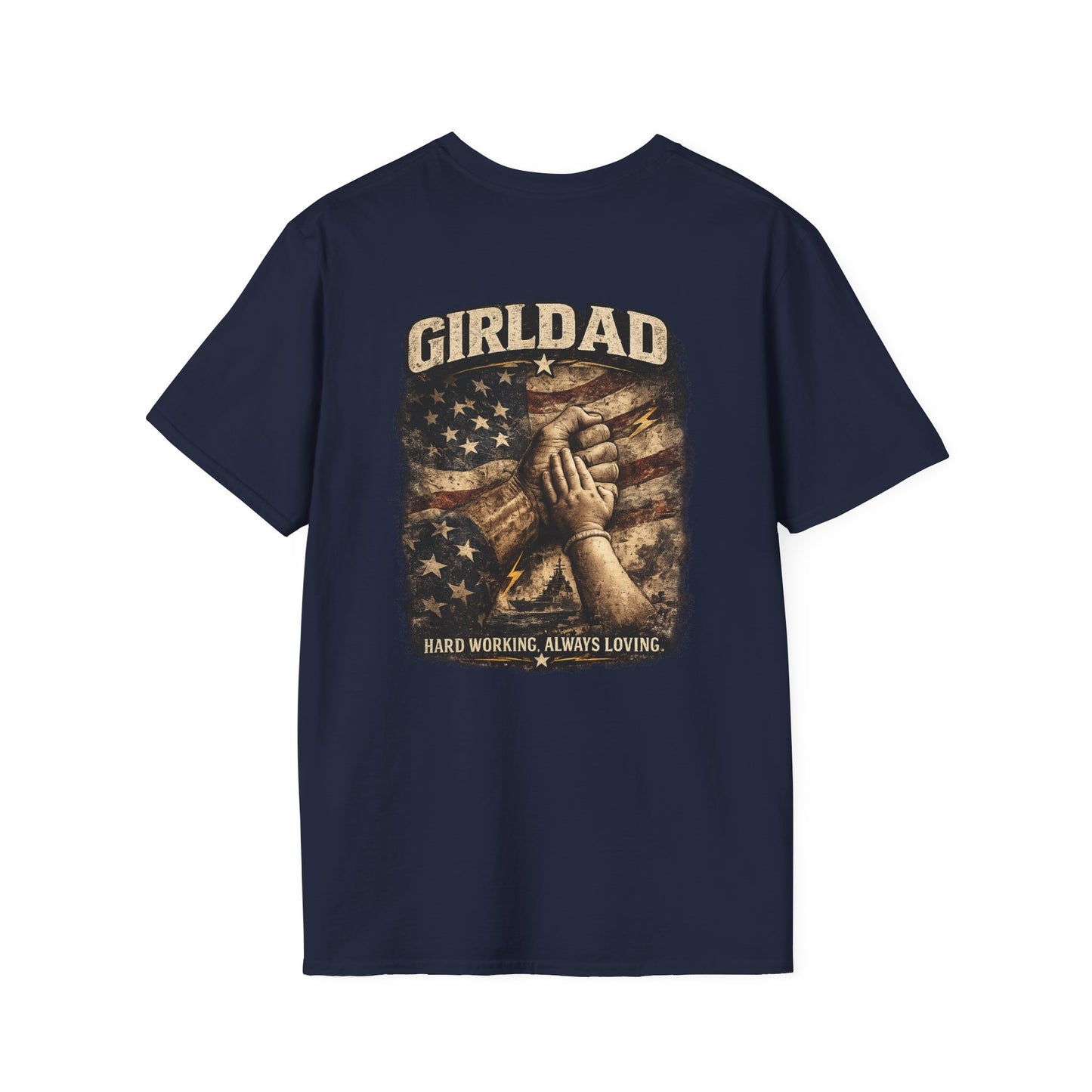 Men’s Patriotic Girl Dad Tee