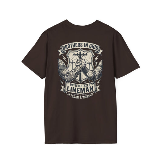 Brothers in grid T-Shirt
