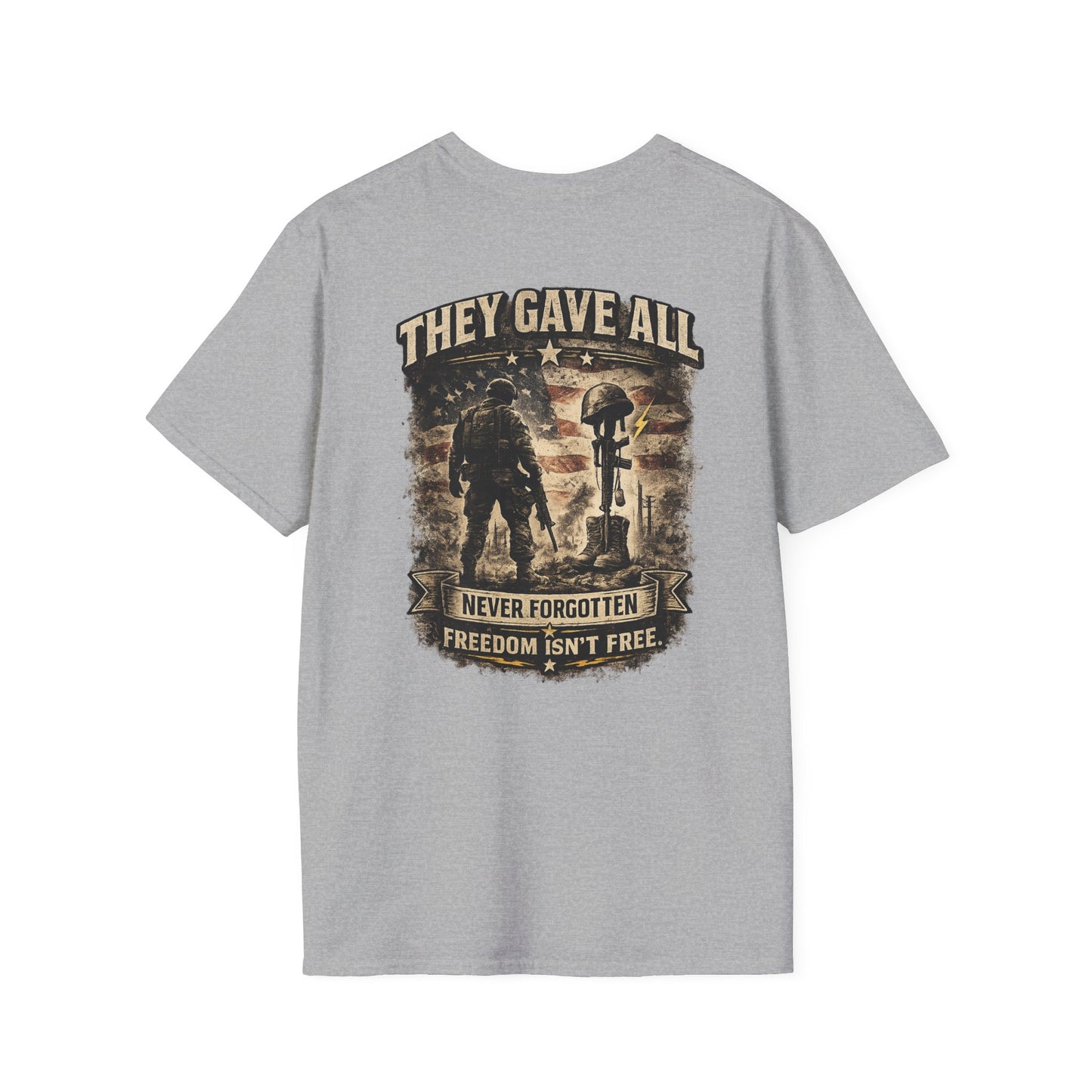 They gave all Men’s Patriotic Tee