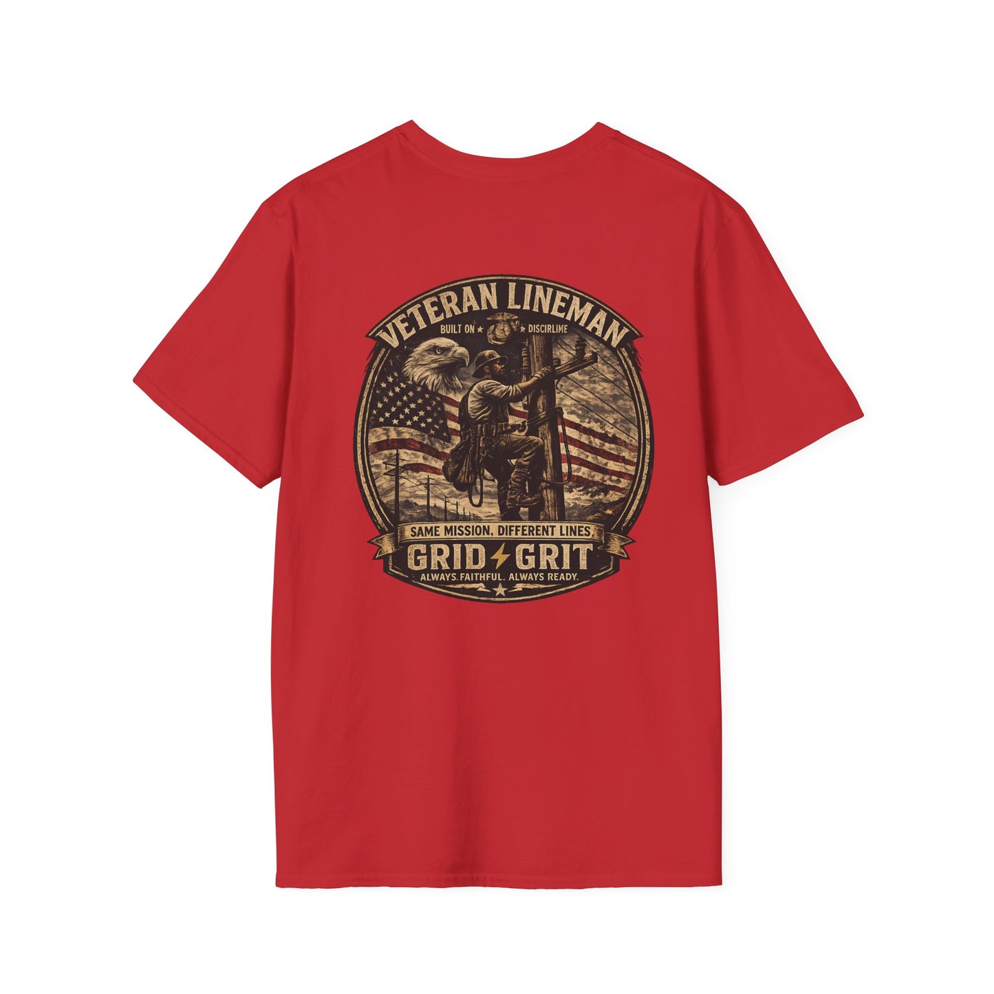 Veteran/Lineman 2 T-Shirt