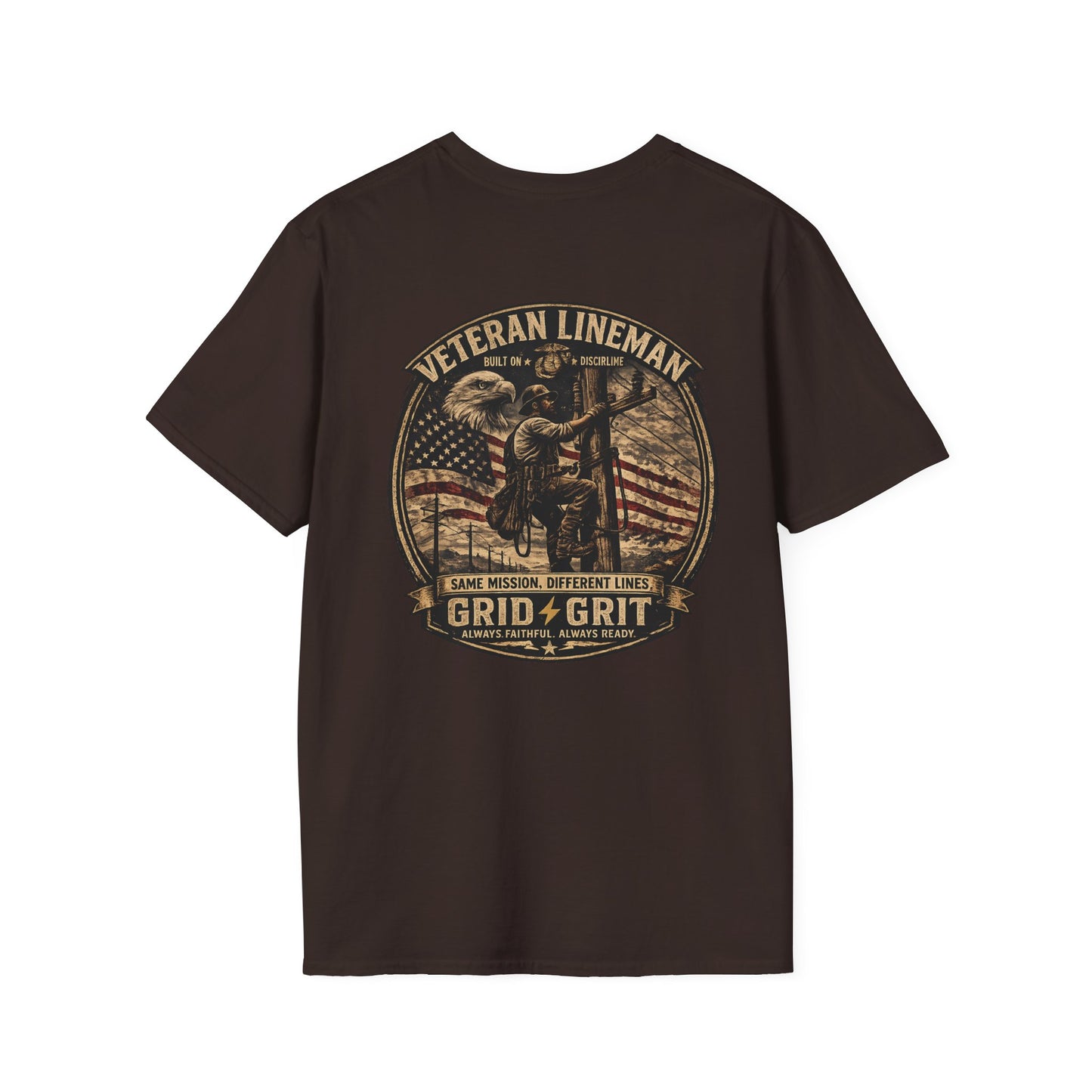Veteran/Lineman 2 T-Shirt