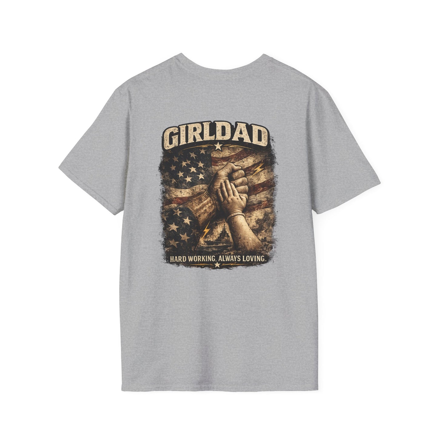 Men’s Patriotic Girl Dad Tee