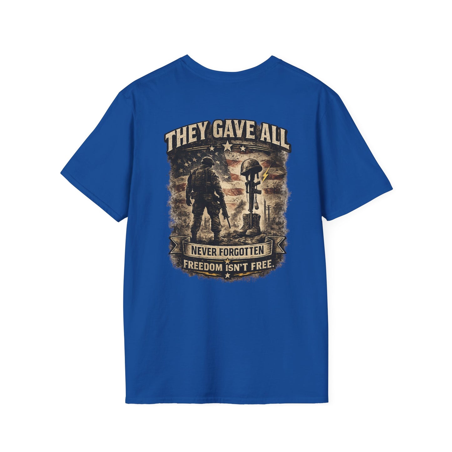 They gave all Men’s Patriotic Tee