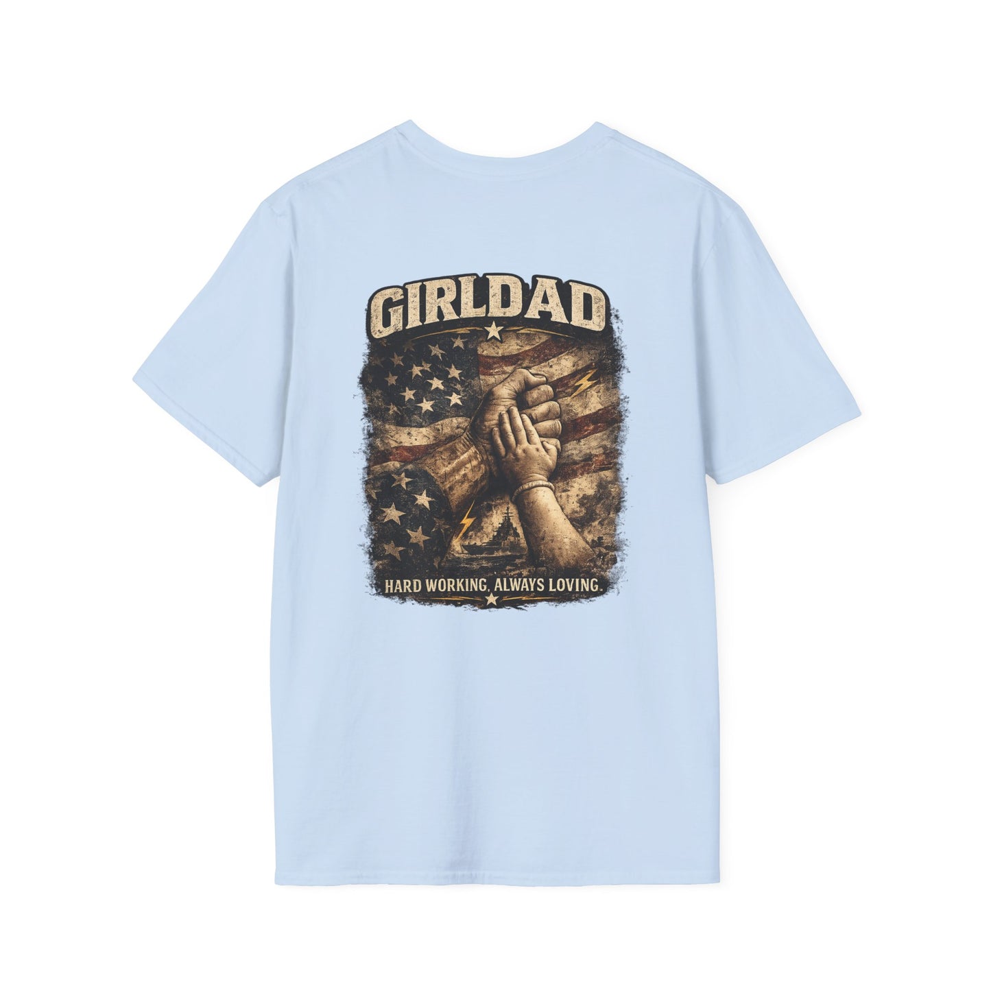 Men’s Patriotic Girl Dad Tee