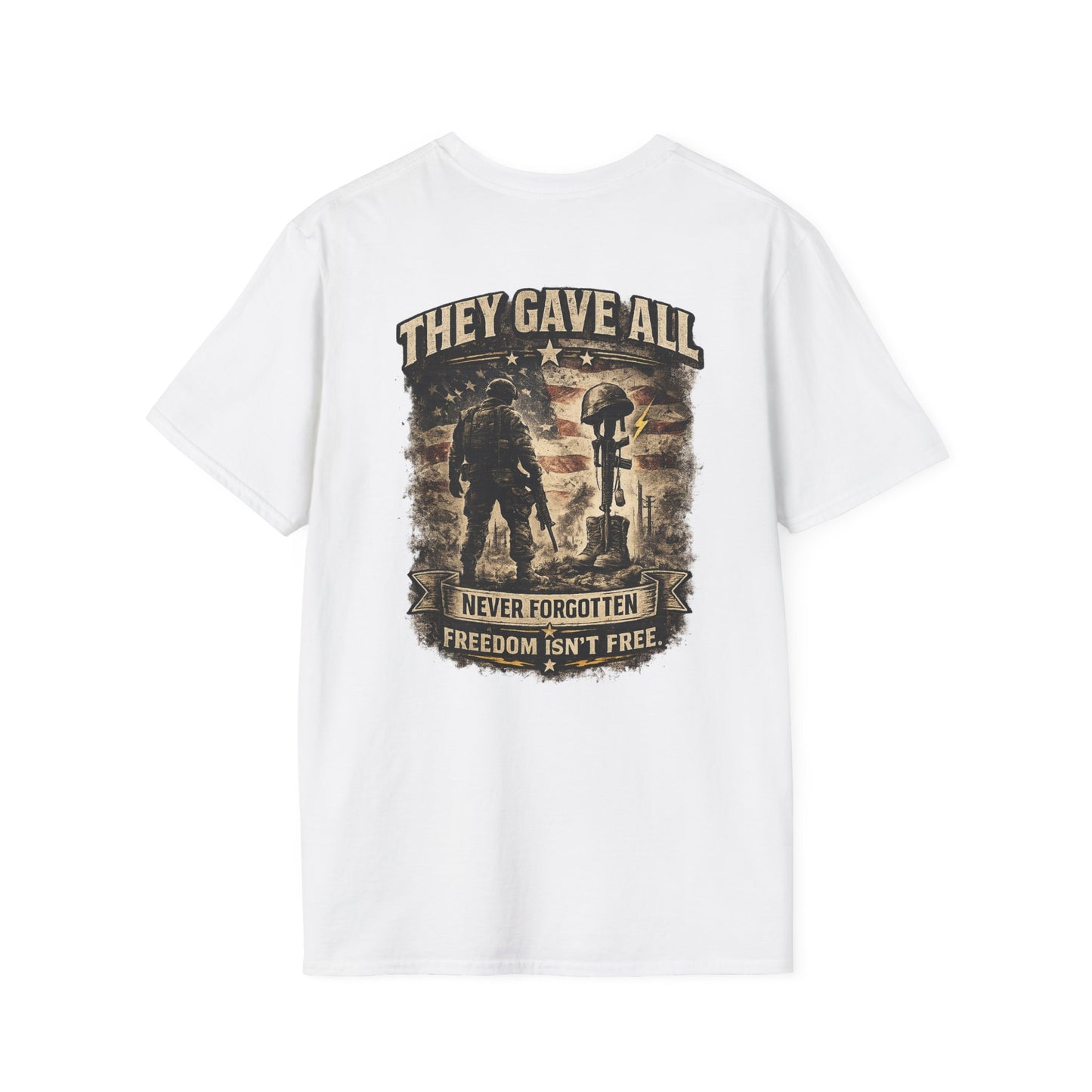 They gave all Men’s Patriotic Tee