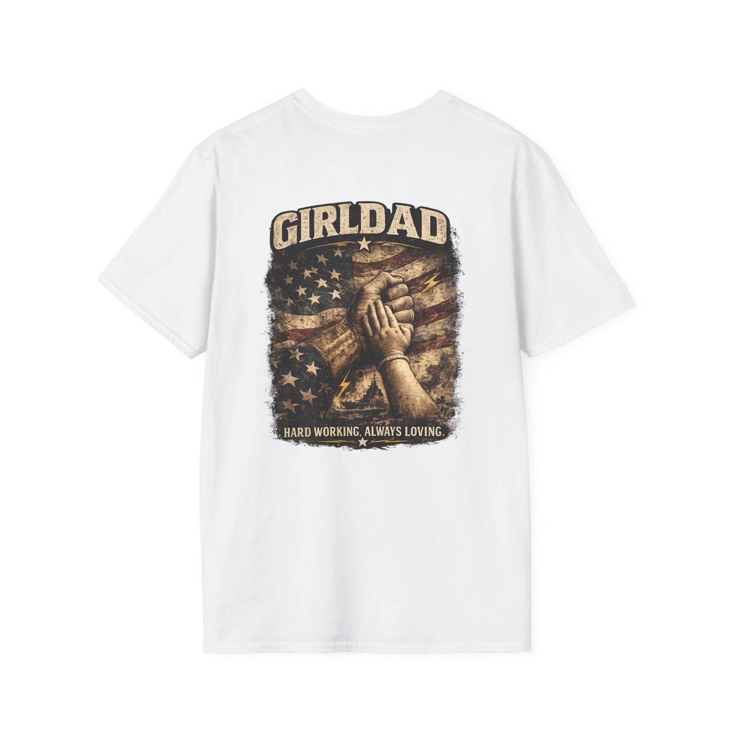 Men’s Patriotic Girl Dad Tee