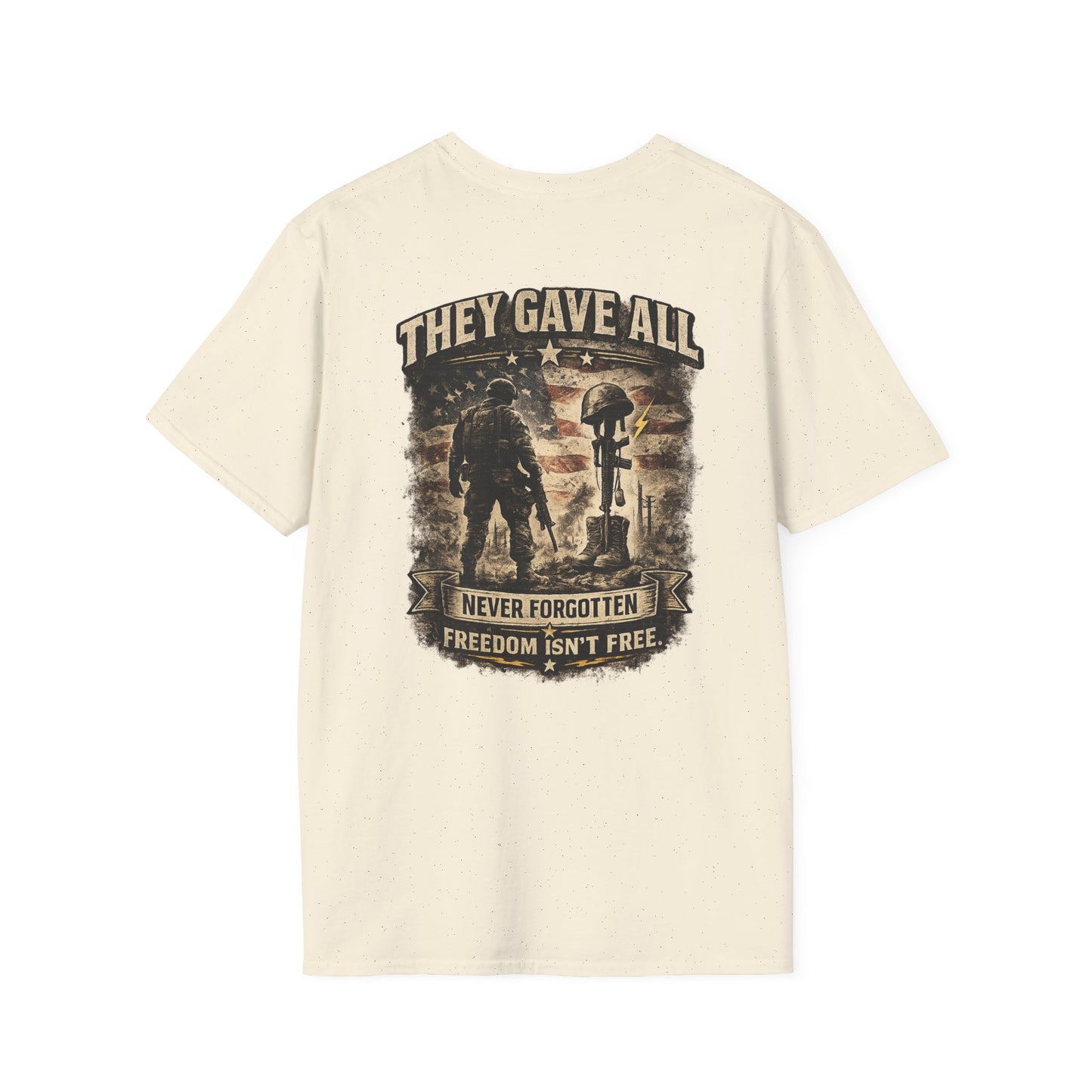 They gave all Men’s Patriotic Tee
