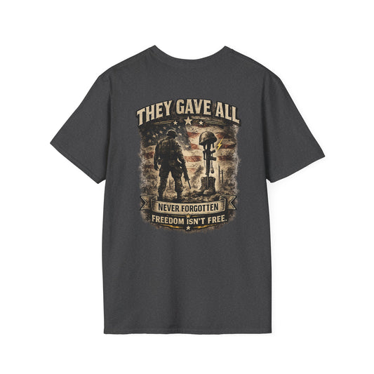 They gave all Men’s Patriotic Tee