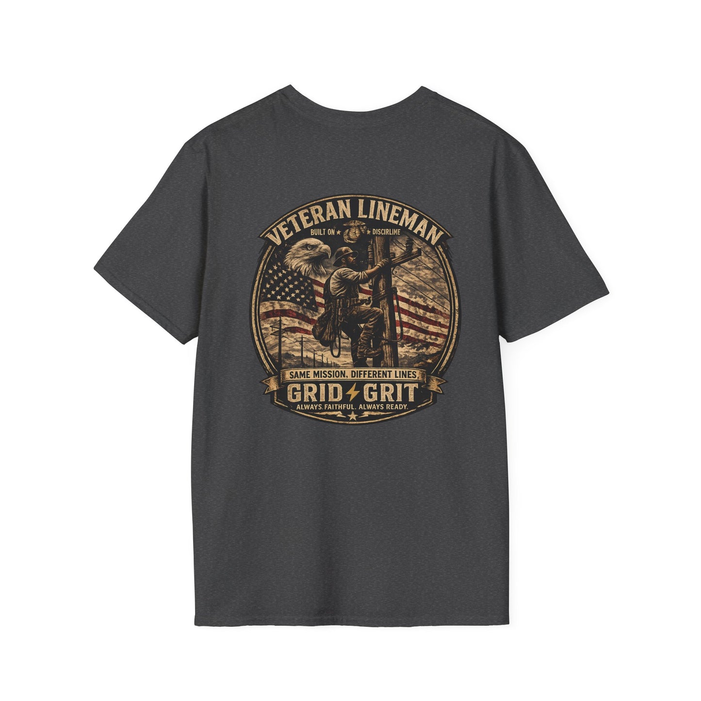 Veteran/Lineman 2 T-Shirt
