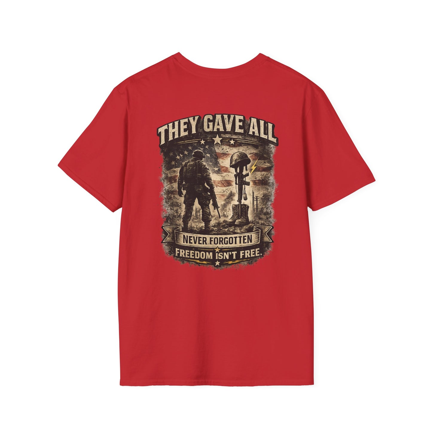 They gave all Men’s Patriotic Tee