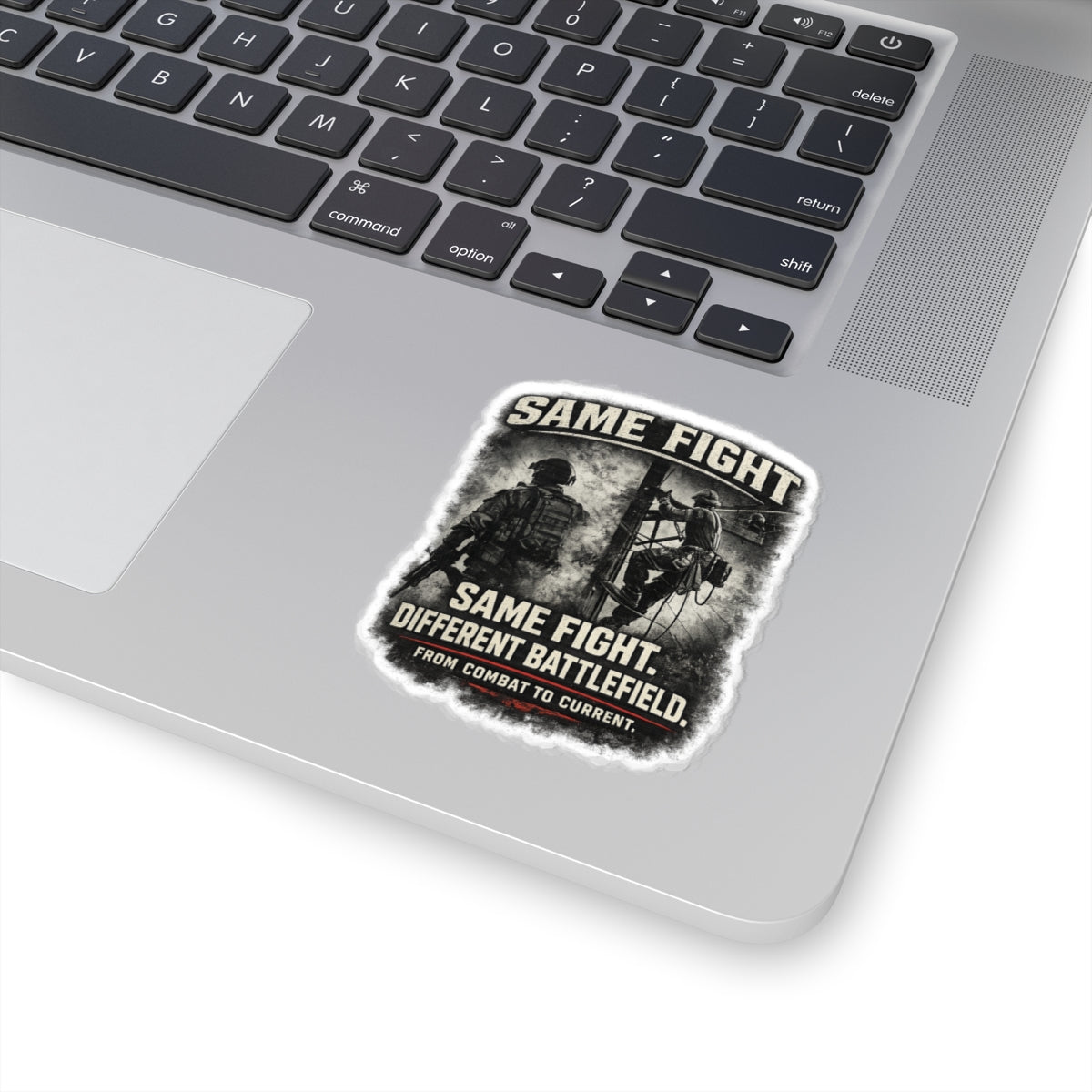 Same Fight Vinyl Kiss-Cut Sticker – Military & First Responder
