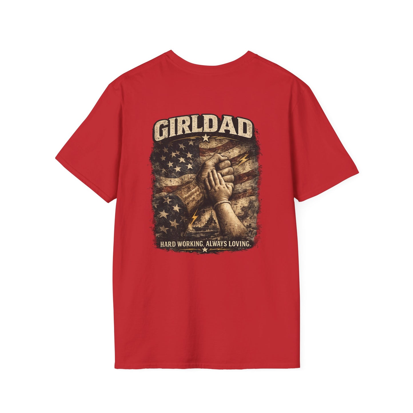 Men’s Patriotic Girl Dad Tee