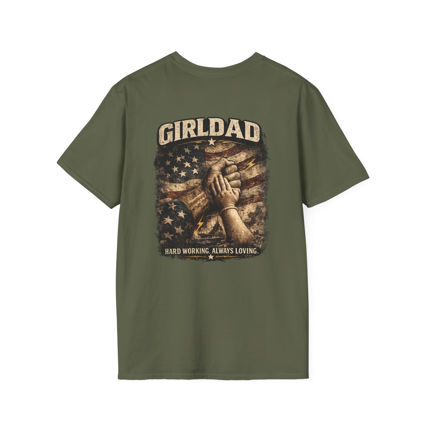 Men’s Patriotic Girl Dad Tee