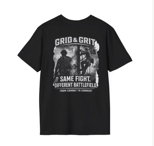 "Same Fight. Different Battlefield." Military Veteran T-Shirt